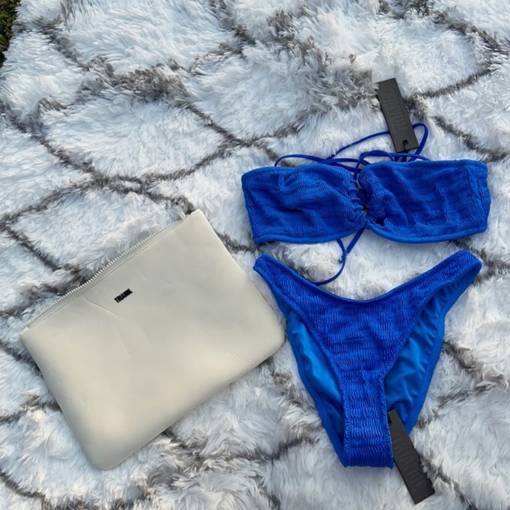 Blue Triangl Bikini